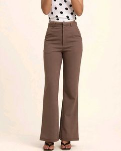 Flared Brown Trousers