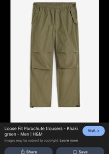 H&M Loose Fit Parachute Trousers