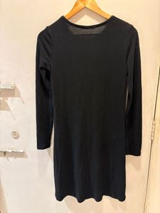 Black Imported  Mini Dress