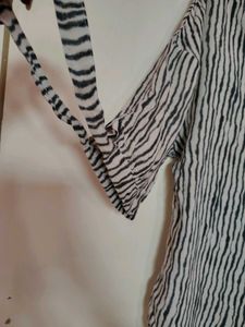 Striped Button-Up Top