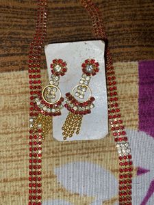 Heart Rhinestone Necklace