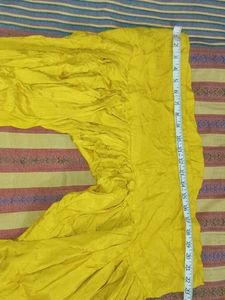 Bright Yellow Salwar Pants