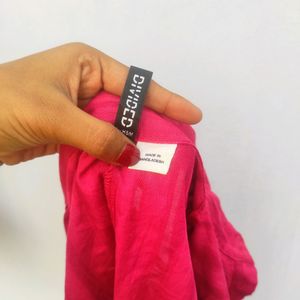 H&amp;M Pink Fitted Shirt