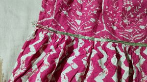 pink sharara set