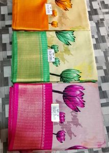 Elegant Pink Lotus Saree