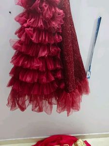 Stunning Ruffled Gown