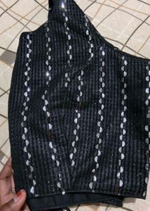 Sparkling Black Blouse