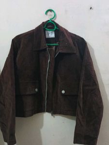 Stylish Brown Cropped Jacket for women