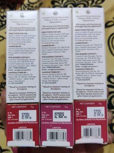 mamaearth lipstick set 3