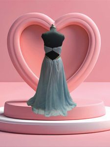 ✨ Elegant Ice Blue Gown – Limited Time Offer! ✨