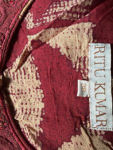Embroidered Maroon Kurta, Salwar, Dupatta Set