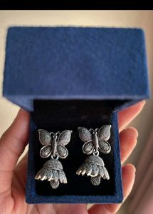 Butterfly Jhumka Earrings