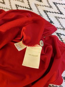 Red Adidas Polo Shirt