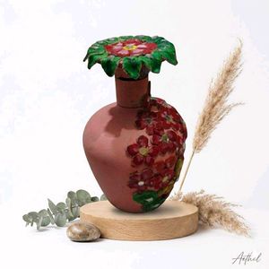 Unique Hand-Painted Decorative Vase