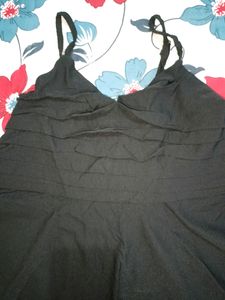 Black Flowy Cami Top