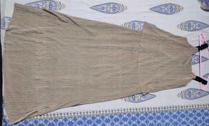 Elegant Beige Maxi Dress