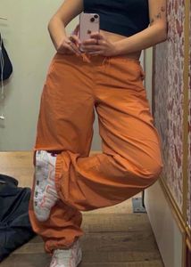 Orange Cargo Pants
