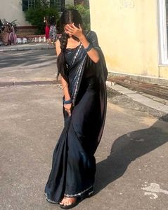 Elegant blue Saree