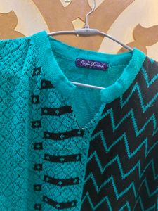 winter Zigzag Kurta set