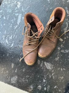 Men's Brown Leather Boots
