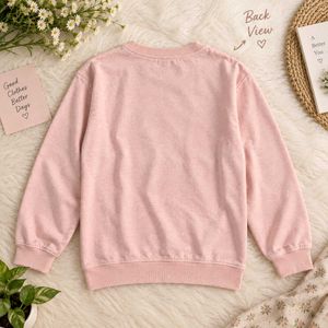 Soft Pink Crewneck Sweatshirt