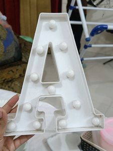 Decorative Letter 'A' Light