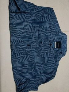 SCOTCH AND SODA Patterned Blue Long Sleeve Shirt