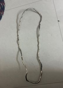 Elegant Silver MOLDABLE Chain Necklace Y2k