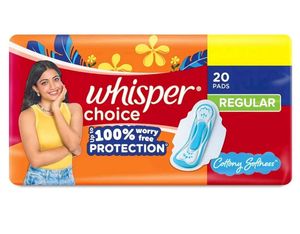 Whisper Choice Regular Pads - 35 Count