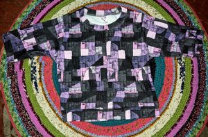 Abstract Print Casual Top