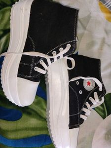 Stylish Black &amp; White Boots