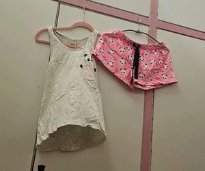 Pajama Set with Panda Print