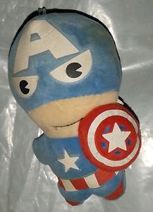 Captain America Plush Keychain Soft Toys For Kids