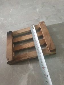 Wooden plant stand base