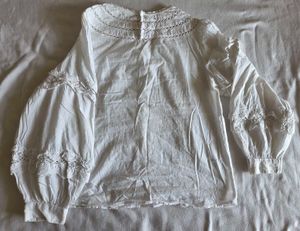 Elegant White Embroidered Top