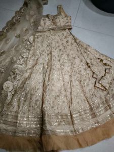✨ Ivory Embroidered Lehenga Set