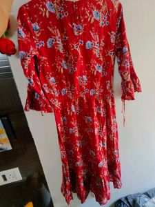 Chic Floral Print Midi Dress