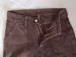 Stylish Brown Cargo Jeans