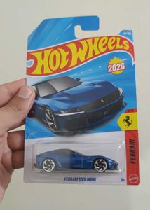 Hot Wheels Ferrari 12Cilindri Blue Die-Cast Toy Ca