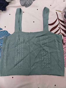 Stylish Knit Crop Top