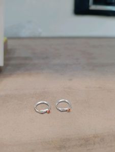 Diamond Bali Pairs Pure Silver