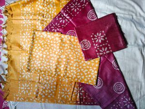 Batik Print Dupatta Set