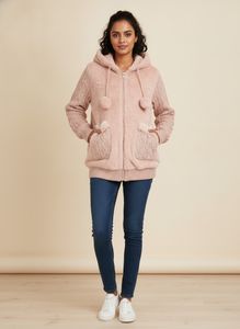 Cozy Faux Fur Hooded Jacket