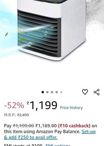 Portable Air Cooler With Free Gift 🎁🎁🎁
