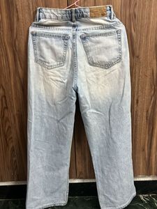Light Wash Wide Leg Jeans
