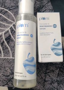 Plum Rice Water &amp; Niacinamide Duo