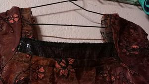 Floral Maroon Dress
