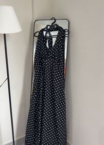 Polka Dot Halter Dress