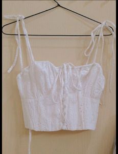 White Corset Top 🤍