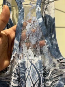Graphic Print Racerback Tank Top